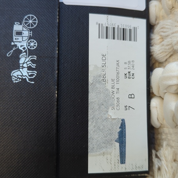 Coach NIB Blue Metallic Sides 7 - Picture 7 of 7